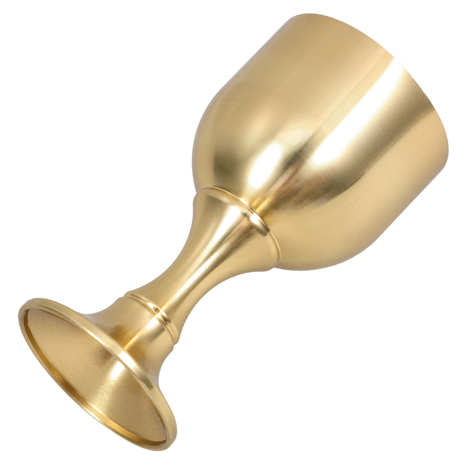 Wine Beer Juice - Copper Goblet Vintage Style Delicate Retro