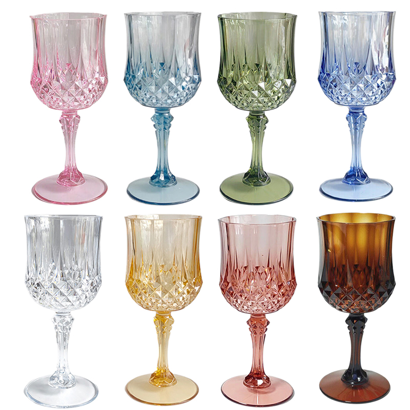 Champagne Flute Pair - Plastic Champagne Flutes Acrylic Champagne Glasses