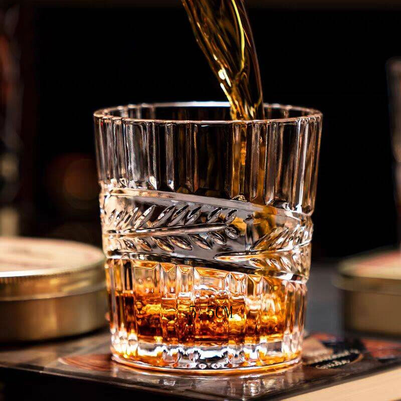 Embossed Whiskey Glass High-Qu - Wine Beer Spirits review and price