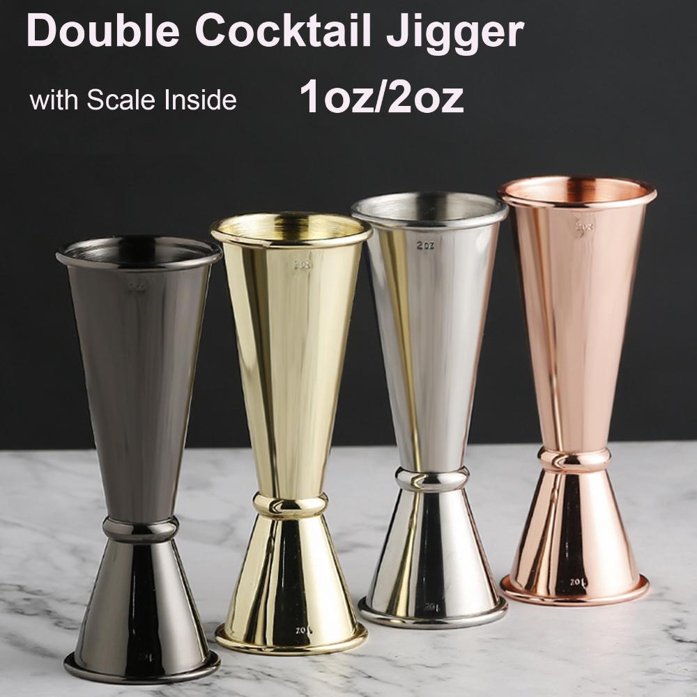 1oz 2oz New Dual Design Drink  - Spirit Measure Jigger review and price