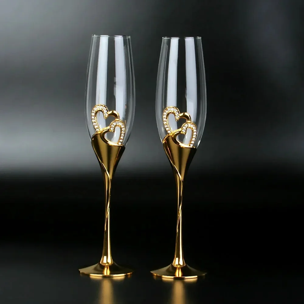 Elegant Heart & Tulink Shape C - Champagne Flute Pair review and price