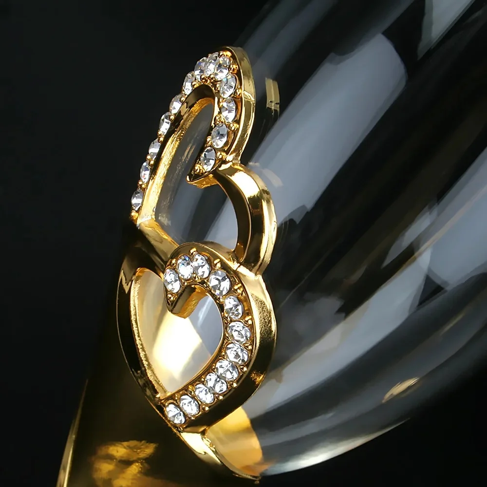 Elegant Heart & Tulink Shape C - Champagne Flute Pair review and price