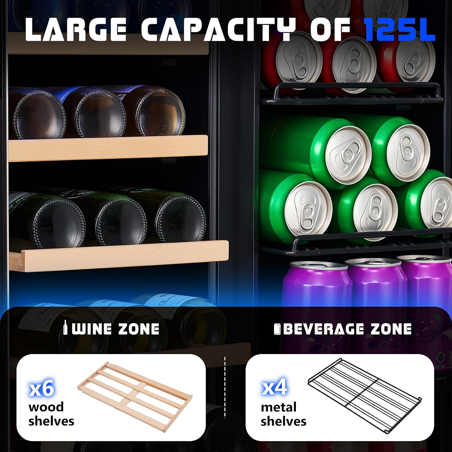 Beverage Refrigerator, 24-Inch - Wine And Beer Undercounter Fridge review and price