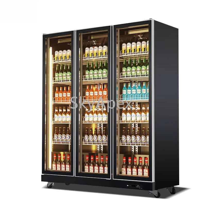 Factory Made 3 Door Vertical D - Wine Beer Supermarket review and price