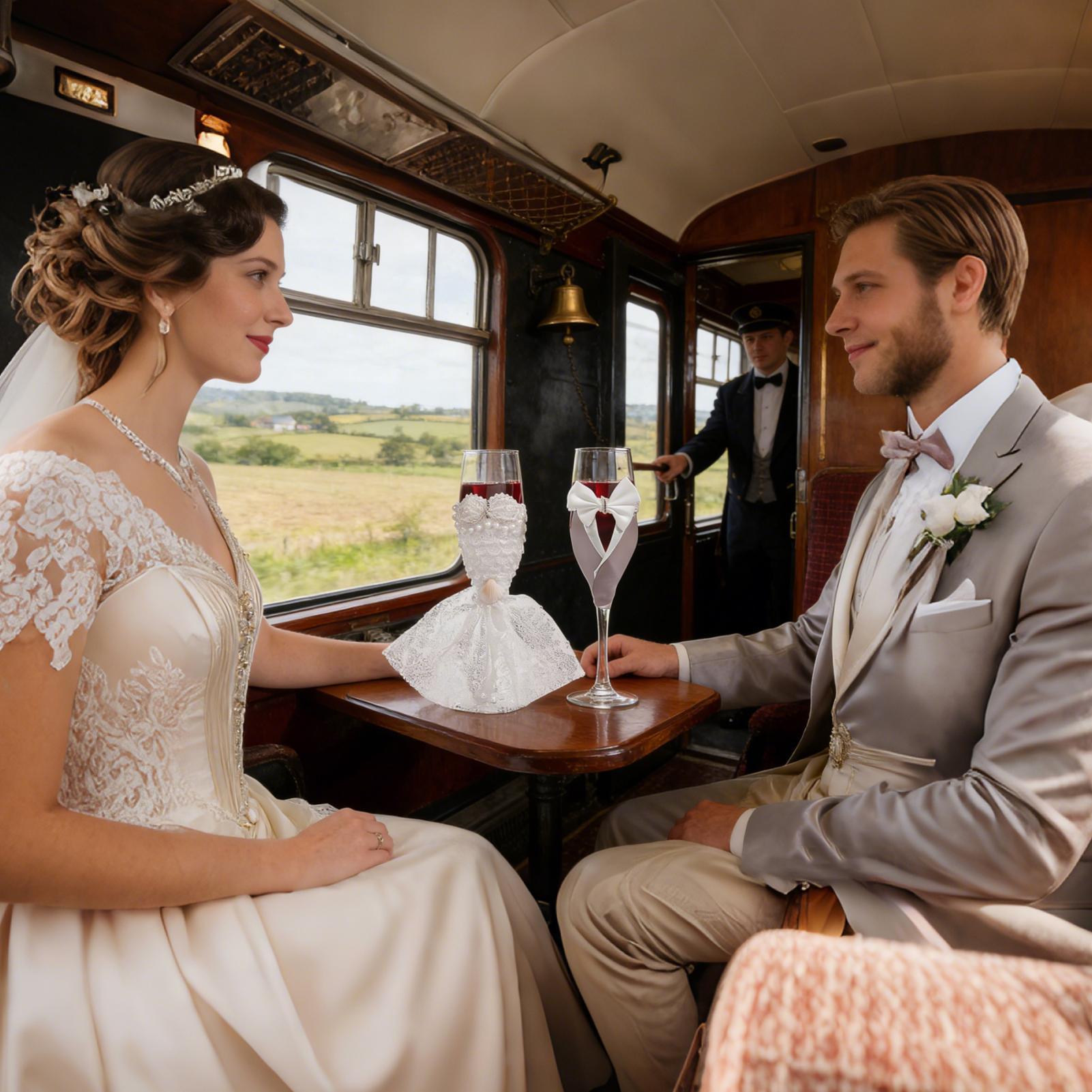 Bride And Groom Champagne Glas - Champagne Flute Pair review and price