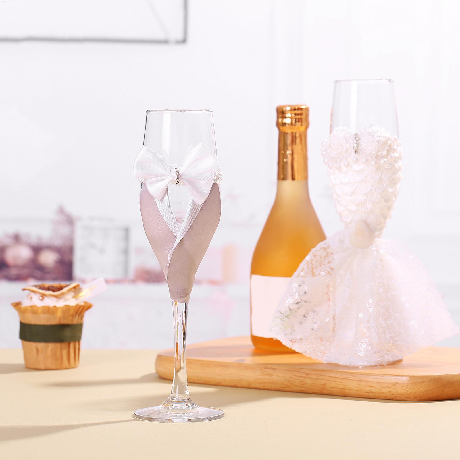 Bride And Groom Champagne Glas - Champagne Flute Pair review and price