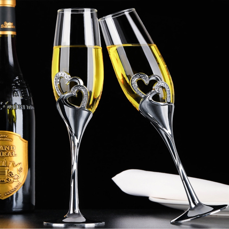 2pcs Wedding Champagne Glass S - Champagne Flute Pair review and price