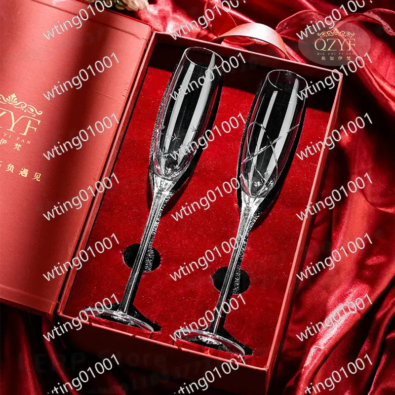 for QZYF Qiuzhi Yifan Hand Car - Champagne Flute Pair review and price