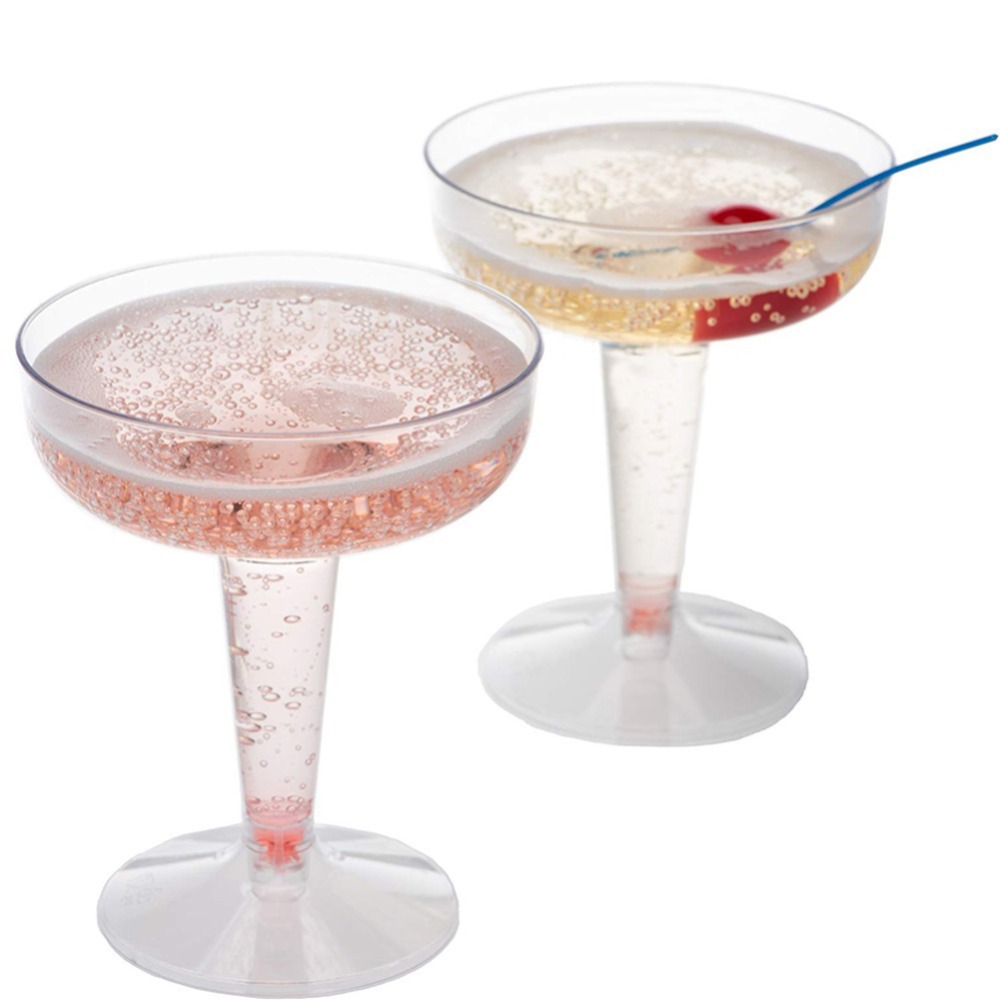 10pcs Clear Plastic Champagne  - Champagne Flute Pair review and price