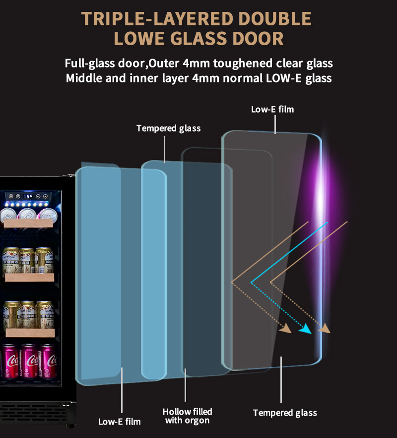 Double Door Undercounter Wine  - Wine And Beer Undercounter Fridge review and price