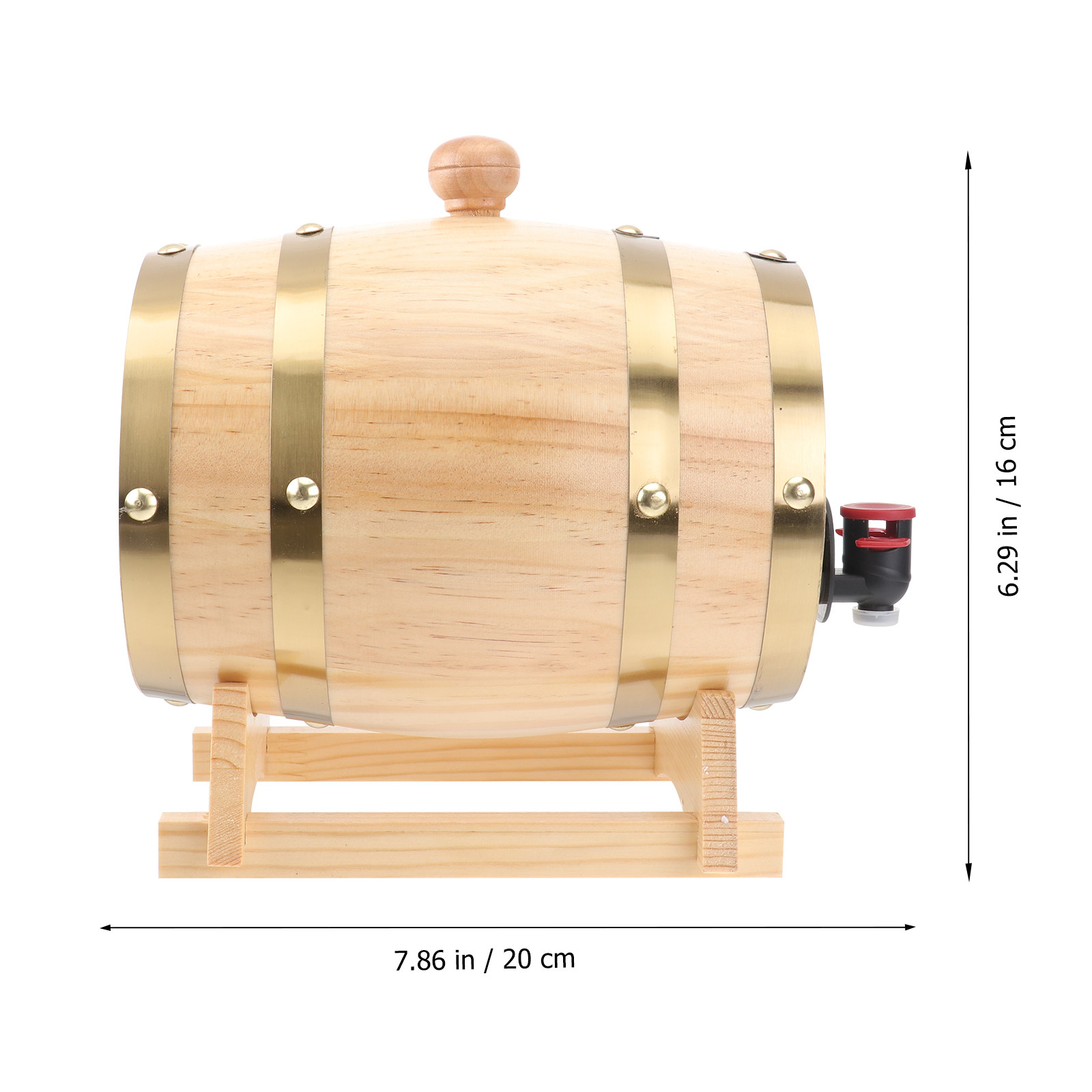 1Pcs Handcrafted Oak Wine Barr - Wine Beer Spirits review and price