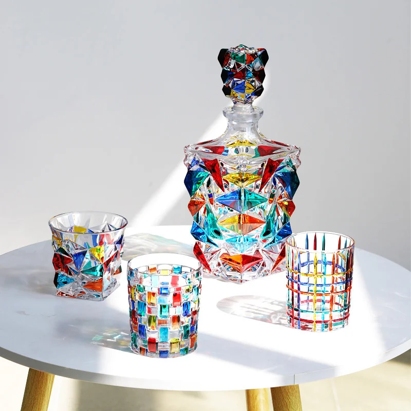 Colorful Whisky Crystal Cup It - Wine Beer Tasting review and price