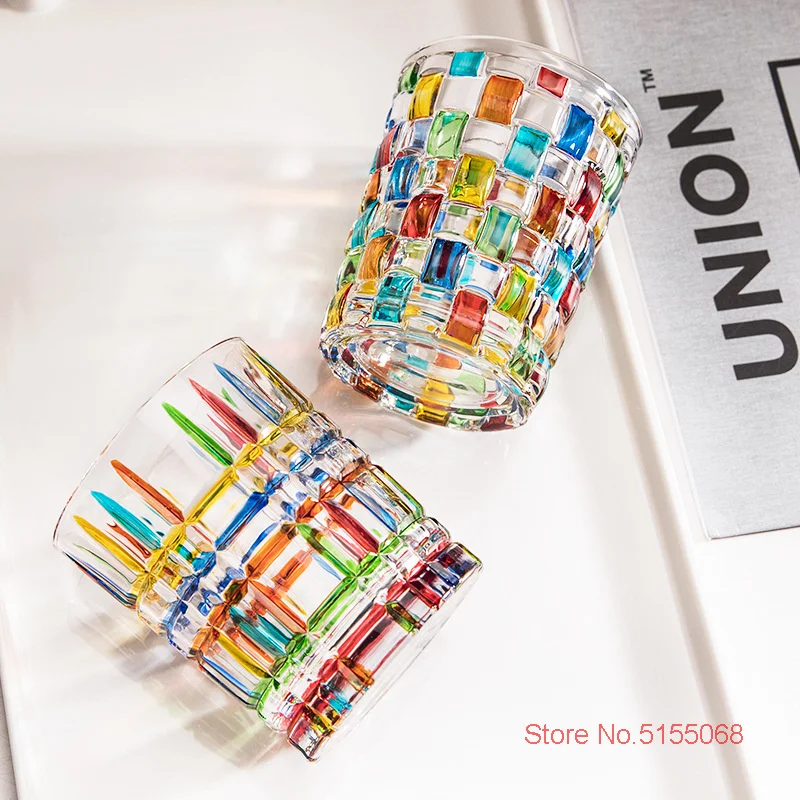 Colorful Whisky Crystal Cup It - Wine Beer Tasting review and price