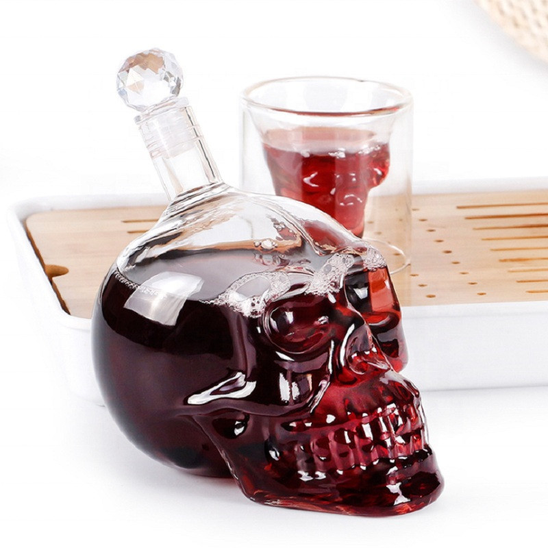 Creative Skull Head Decanter C - Wine Beer Spirits review and price
