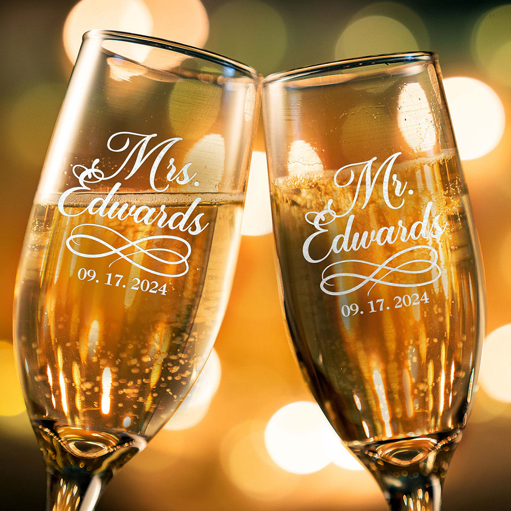 Personalizedd Set of 2 Champag - Champagne Flute Pair review and price