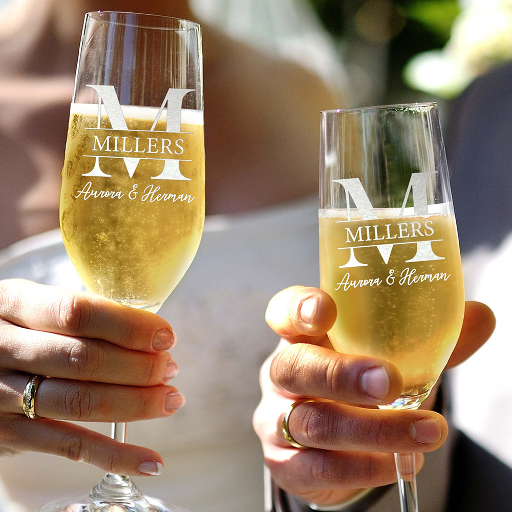 Personalizedd Set of 2 Champag - Champagne Flute Pair review and price
