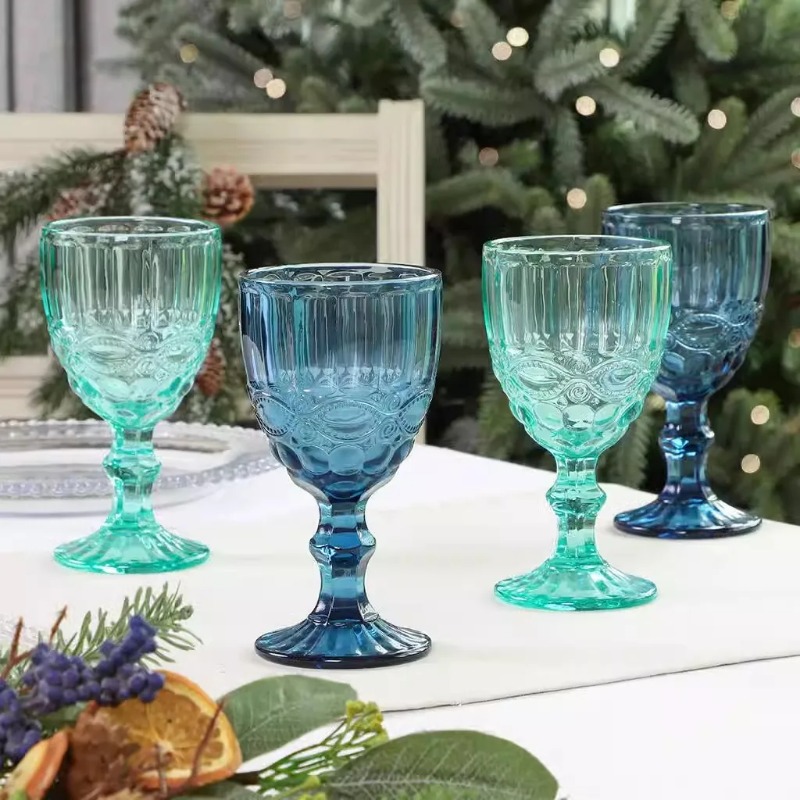 High Foot Color Crystal Glass  - Wine Beer Foot review and price