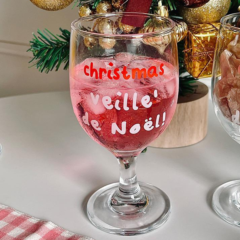 Vintage Letters Printed Glass  - Wine Beer Foot review and price