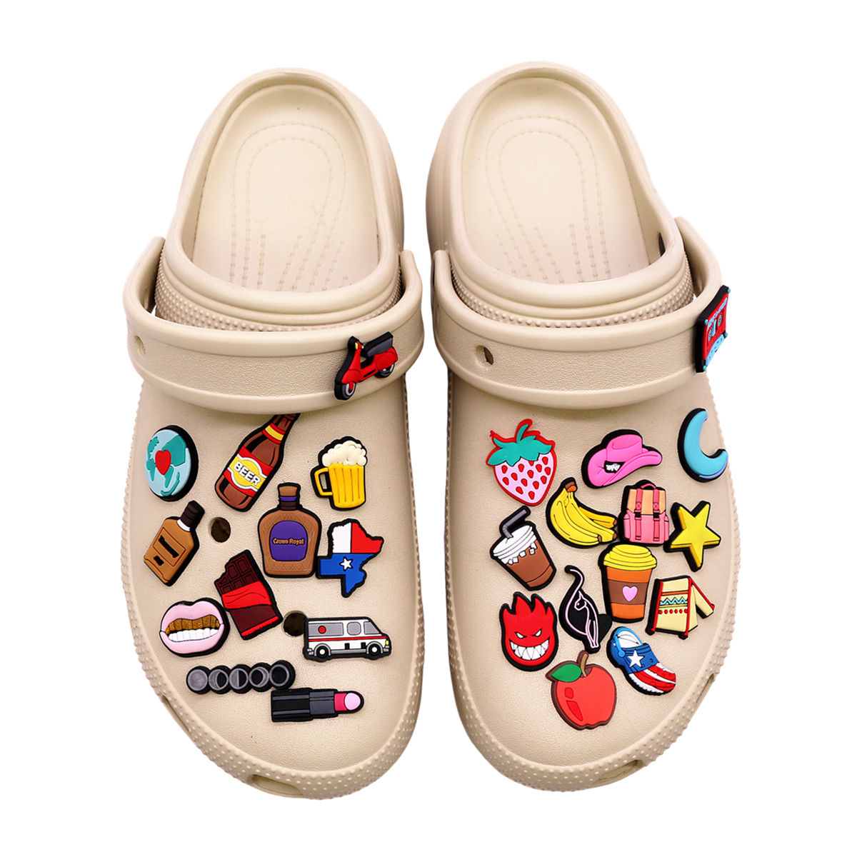1 Pcs Novelty Shoe Charms Acce - Wine X Beer review and price