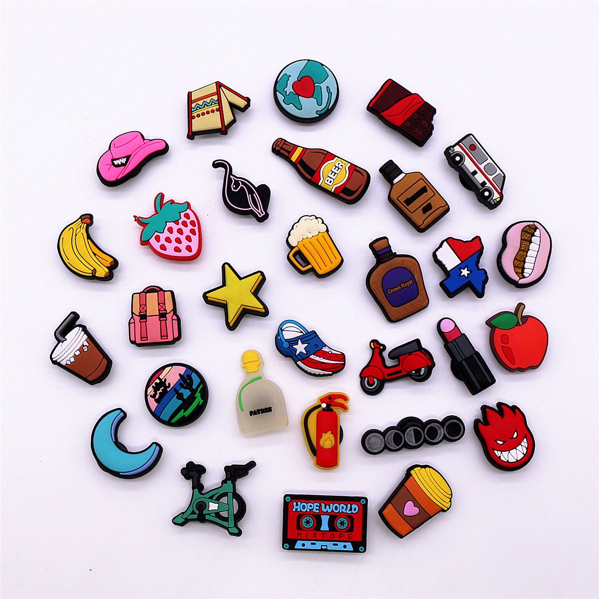 1 Pcs Novelty Shoe Charms Acce - Wine X Beer review and price
