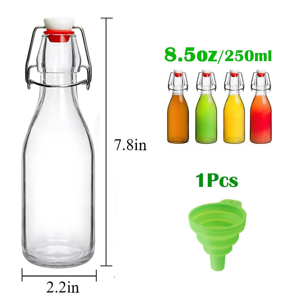 Swing Top Glass Bottles 8.5oz, - Wine Beer Spirits review and price