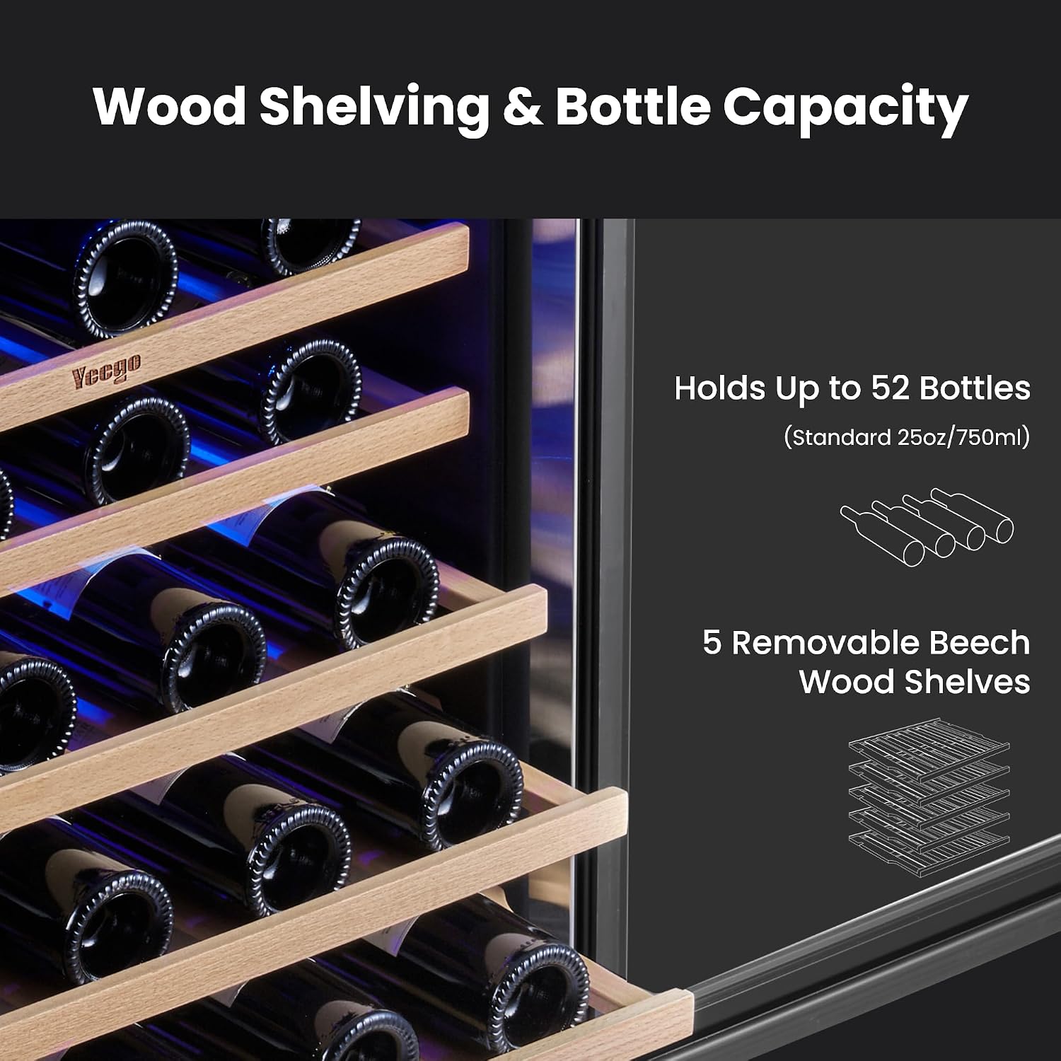 Yeego Wine Fridge Cooler - 24  - Wine And Beer Undercounter Fridge review and price