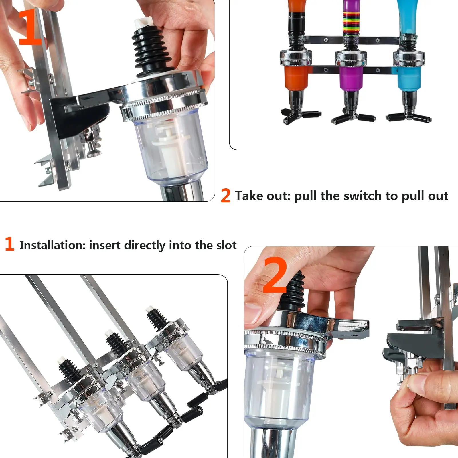 2/3/6 Bottle Wall Mounted Liqu - Wine Beer Spirit review and price