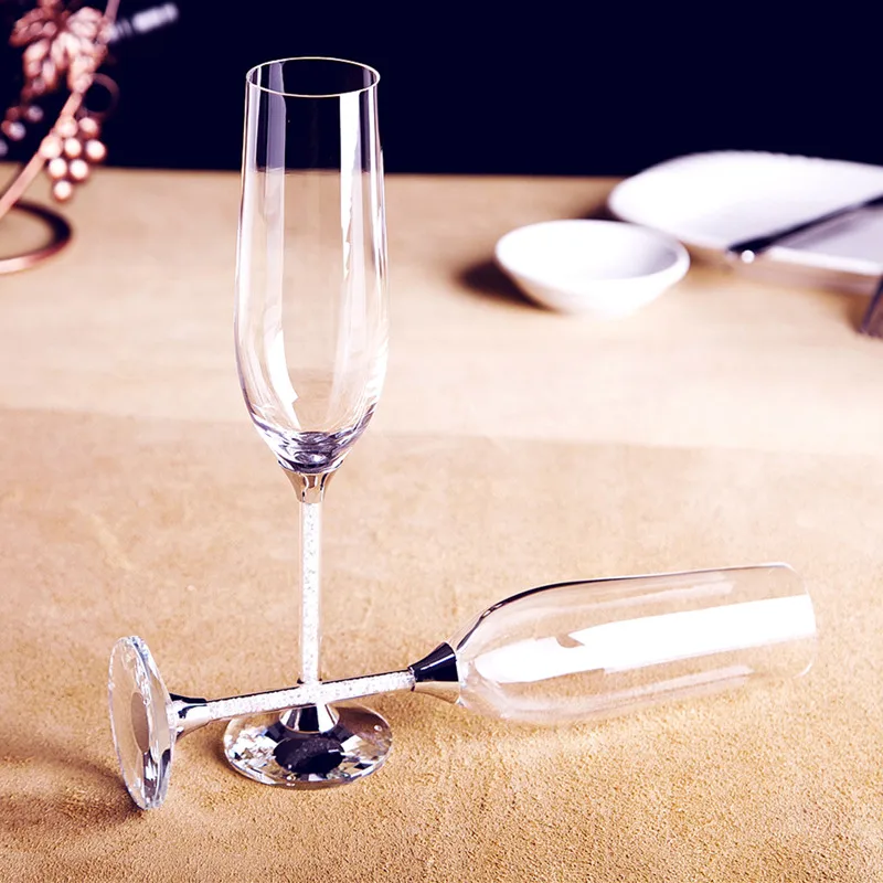 Creative Wedding Wine Glass, U - Champagne Flute Pair review and price