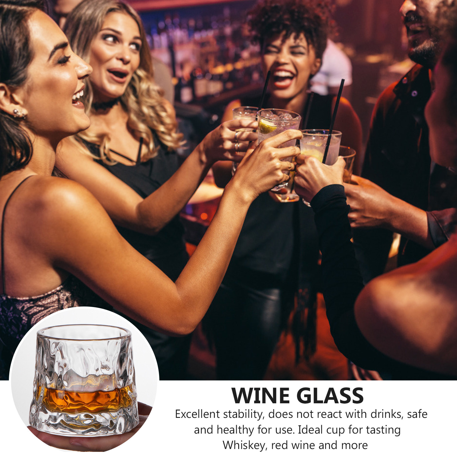 1Pcs Hammered Wine Glass Cup P - Wine Beer Tasting review and price