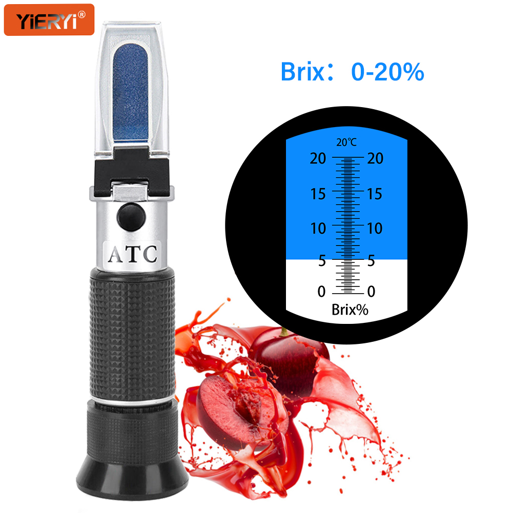 YIERYI Brix Refractometer 0-20 - Wine Beer Juice review and price