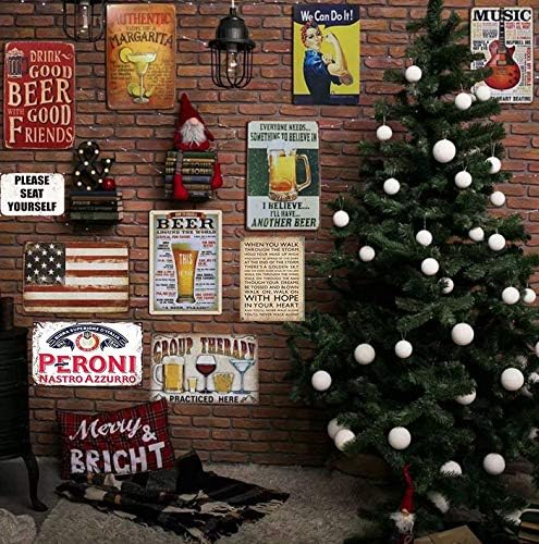 Metal Sign Beer Whiskey Wine V - Wine X Beer review and price