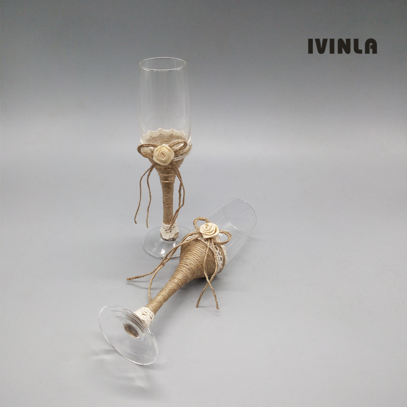 Hot selling 1 pair Rustic Wedd - Champagne Flute Pair review and price