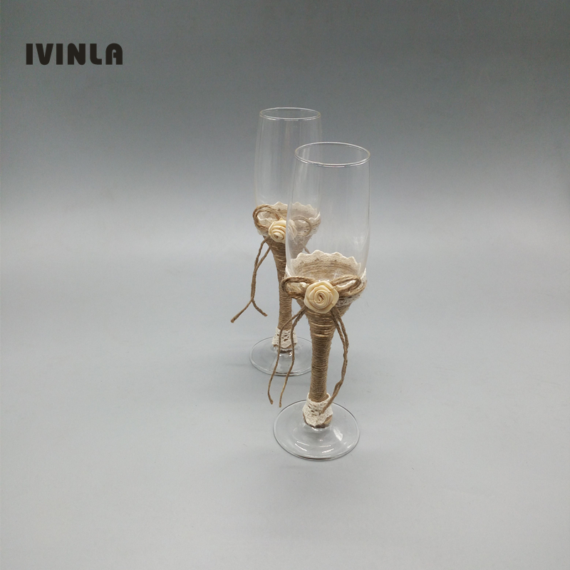 Hot selling 1 pair Rustic Wedd - Champagne Flute Pair review and price