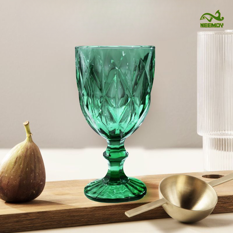 Green Engraved Relief High Foo - Wine Beer Foot review and price