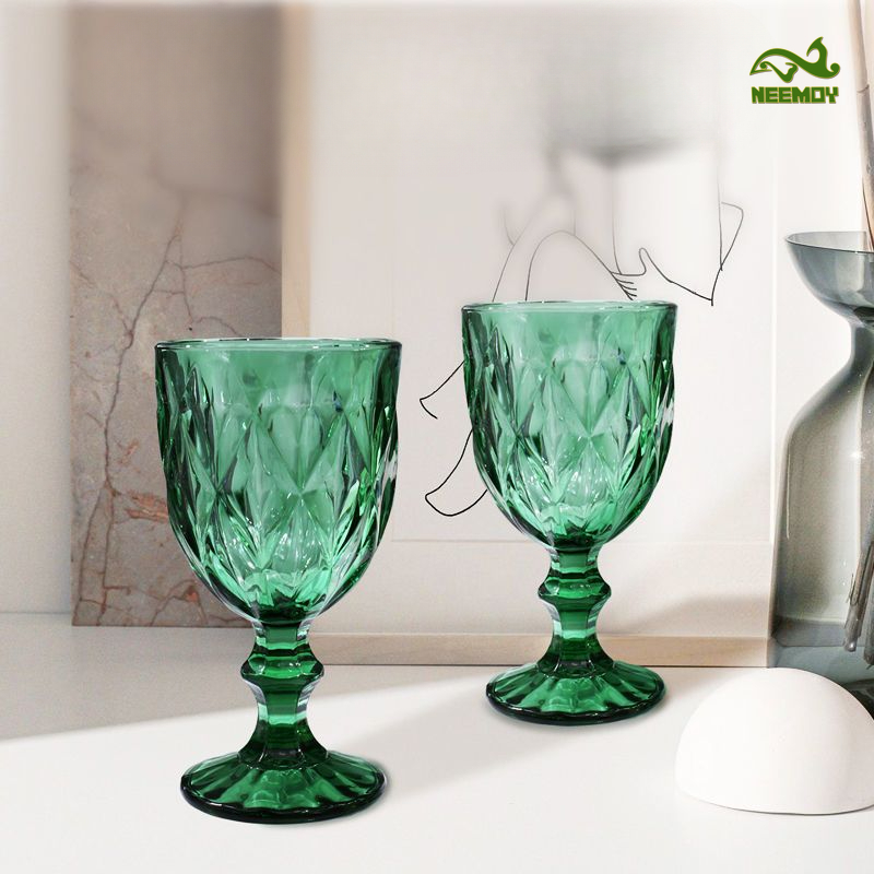 Green Engraved Relief High Foo - Wine Beer Foot review and price