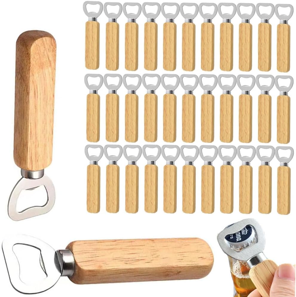 Wooden Bottle Opener Beer Can  - Wine Beer Spirits review and price